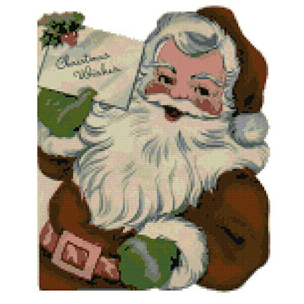 Santa Claus Embroidery ~ Vintage Christmas Pattern 